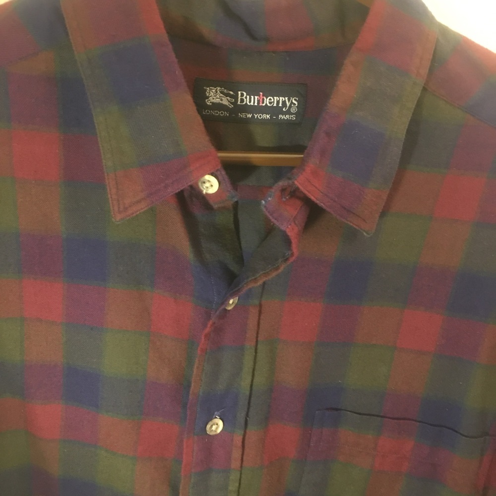 Men’s Burberry Check SHIRT - 100% cotton - Large